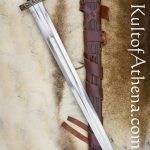 Darksword Oslo Viking Sword - Brown with Integrated Sword Belt