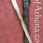 Darksword Ranger Sword - Black with integrated Scabbard Belt