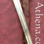 Darksword 11th Century Viking Sword - Bronze Hilt - Brown Grip with Integrated Scabbard Belt