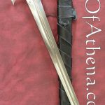 Darksword Viscount Sword with Black Scabbard and Integrated Sword Belt
