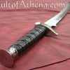 Darksword Scimitar - Black with integrated Scabbard Belt