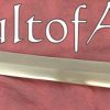 Darksword Scimitar - Black with integrated Scabbard Belt