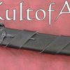 Darksword Scimitar - Black with integrated Scabbard Belt