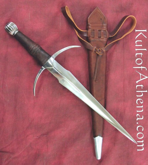 Darksword Danish Dagger - Brown with Integrated Scabbard Frog