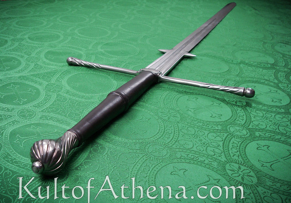 Del Tin Italian Two Handed Sword - Brown Grip