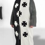 Black and White Crusader Surcoat
