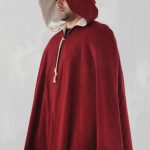 Wool Cloak - Burgundy