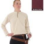 Heavy Cotton Shirt - Burgundy