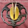Iron Tiger Forge Red Dragon Straight Blade Katana