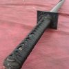 Shinwa Double Edged Ninja-To with Black Damascus Steel Blade
