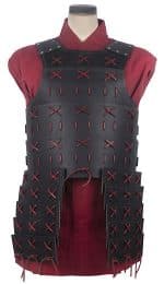 Samurai Leather Torso Armor - Black