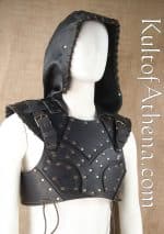 Scoundrel Leather Armor Top - Black