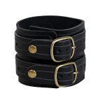 Dual-Strap Bracelet - Black