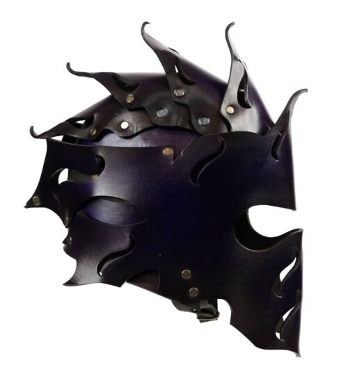 Dark Elf Leather Helmet