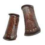 Viking Leather Knotwork Bracers