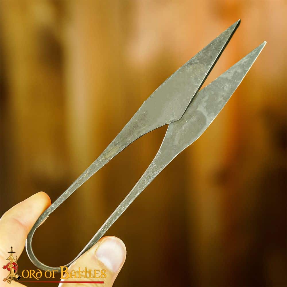 Forged spring scissors Antiquity, early Middle Ages - large