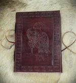 Leather-Bound Norse Raven Journal