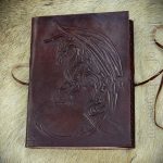 Leather-Bound Celtic Mythic Dragon Journal