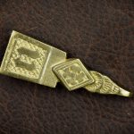 Medieval Brass Belt Chape