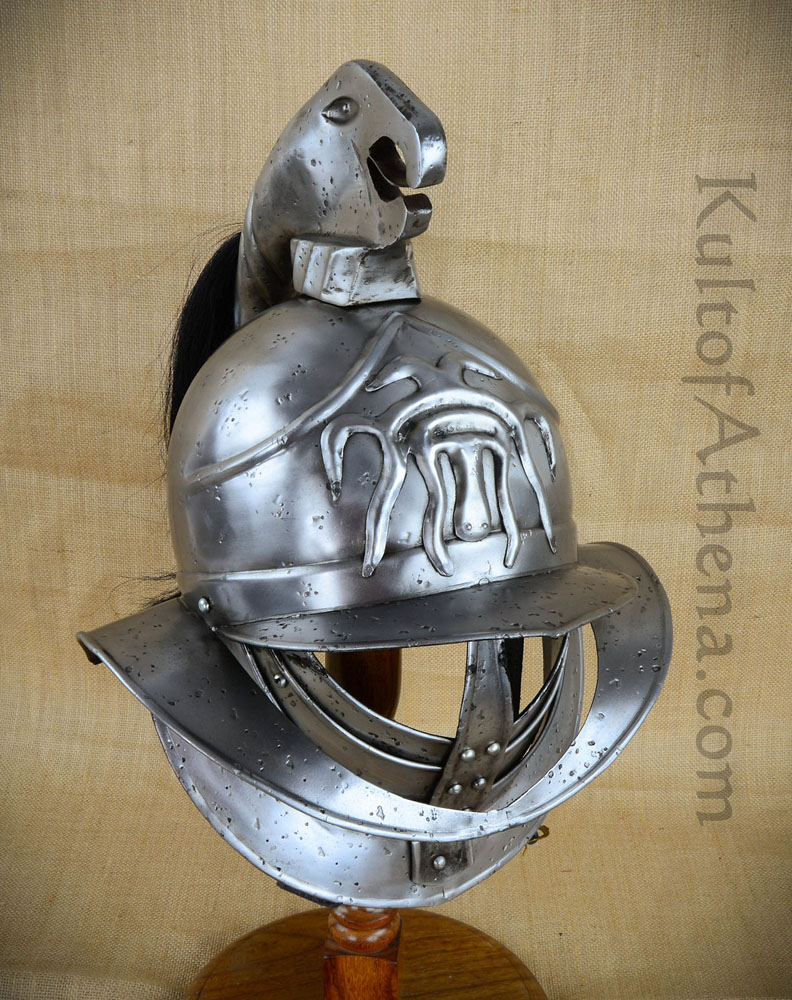 Spartacus Gladiator Helmet - 18 Gauge