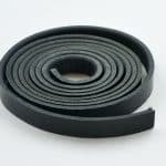 Belt / Strap Blanks - Black Leather - 1/2'' Wide / 12 mm