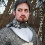 Steel Gorget with Articulated Collar