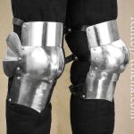 Knee Armor Set / Poleyns - 16 Gauge Steel