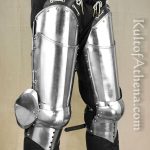 Leg Armor Set / Cuisse and Poleyn - 16 Gauge Steel