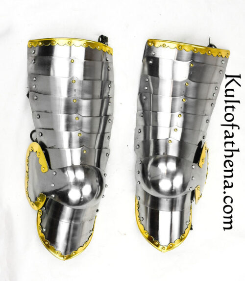 Polish Winged Hussar Leg Armor Set - 16 Gauge Steel