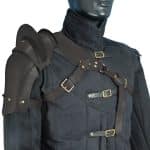 Warriors Single Pauldron - Black