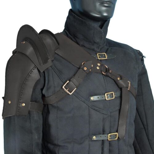 Warriors Single Pauldron - Black