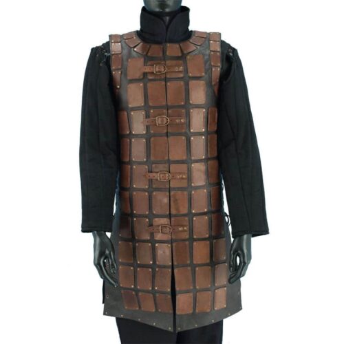 Leather Brigandine - Brown