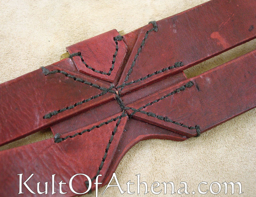 Leather Twin Belt - Red Leather Twin Belt - Red