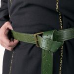 Leather Aruthian Belt - Green