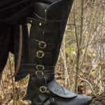 Pirate / Highwayman's Leather Gaiter / Boot Topper