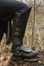 Pirate / Highwayman's Leather Gaiter / Boot Topper