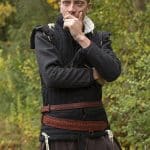 Laced Sword Belt - Dark Red