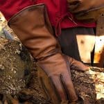 Falcon Leather Gloves - Brown