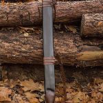 Sword Scabbard for Foam or Steel Sword - Large - Black - For Right Handed Person
