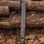 Sword Scabbard for Foam or Steel Sword - Large - Black - For Left Handed Person