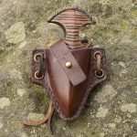 Epic Armoury Push Dagger Holder - For Foam Knife - Brown