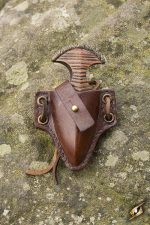 Epic Armoury Push Dagger Holder - For Foam Knife - Brown