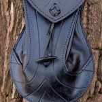 Elven Leather Pouch - Black
