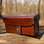 Imperial Leather Belt Pouch Box - Brown