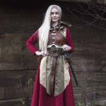 Rogue Female Leather Armor - Brown and Beige
