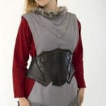 Dark Elf Leather Corset - Black and Brown