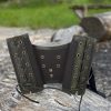 RFB Double Sword Back Harness - Green and Black