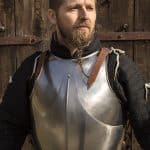 Milanese Armor Cuirass - Polished - 19 Gauge Steel