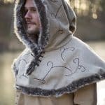 Fur Lined Hood - Desert Beige
