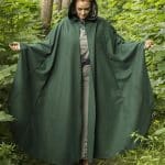 Godfrey Cape - Wool - Dark Green